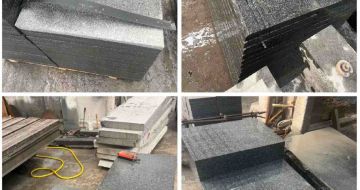 赣州 芝麻黑地铺石材