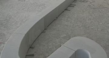 赣州 花岗岩整石坐凳拼装