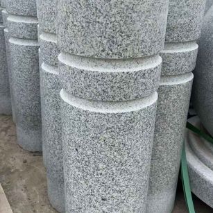 赣州 芝麻白花岗岩挡车柱、隔离柱多少钱