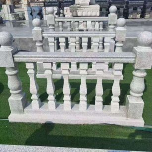 赣州 别墅石材栏杆特写