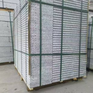 赣州 芙蓉白3公分厚磨圆边、拉槽，楼梯踏步