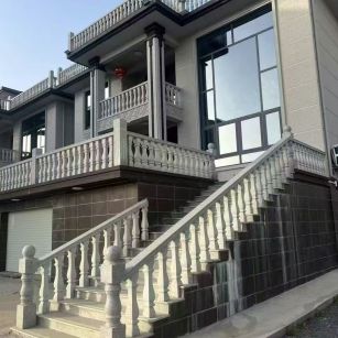 赣州 芝麻白别墅阳台栏杆，楼梯栏杆