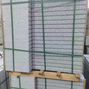 赣州 5公分芝麻白，倒斜角，室外楼梯踏步