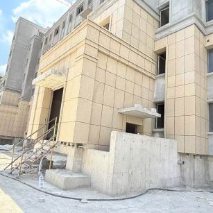 赣州 黄金麻干挂，工地实拍
