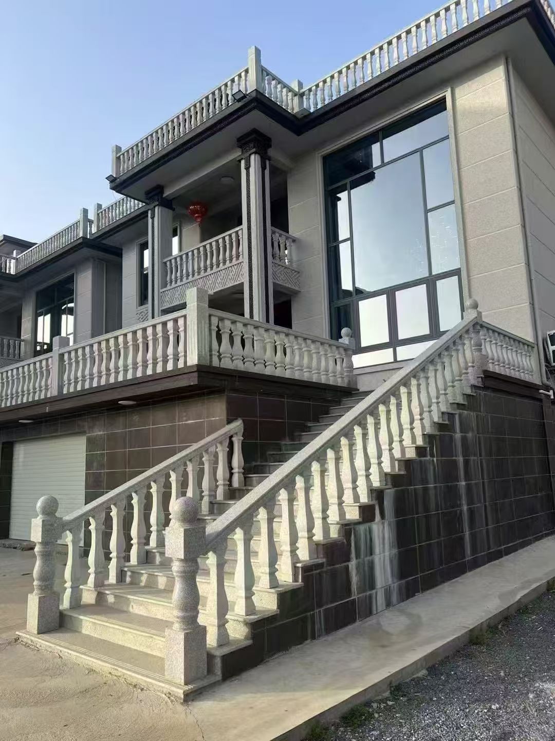 赣州 芝麻白别墅阳台栏杆，楼梯栏杆
