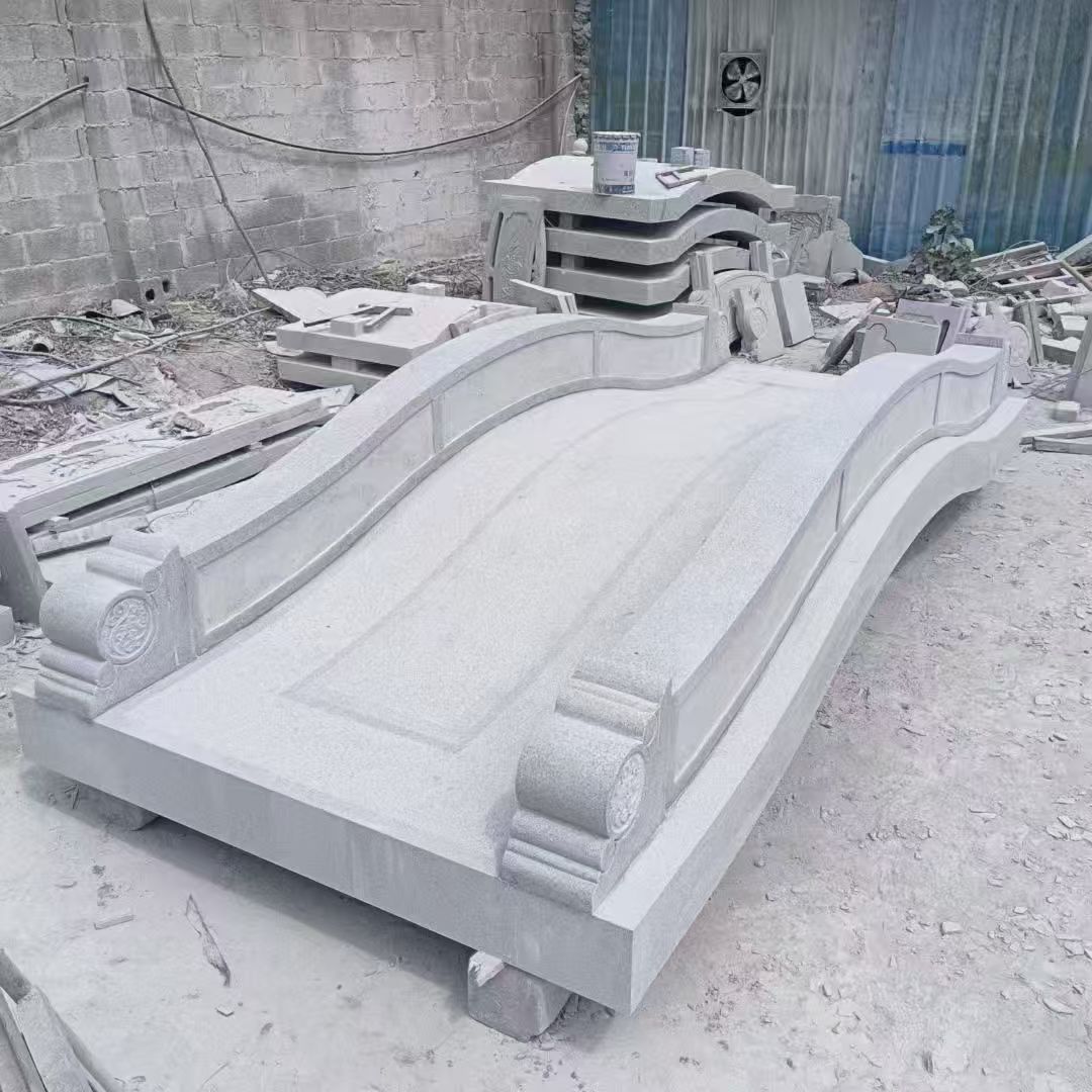 赣州 芝麻灰花岗岩园林景观 小石桥