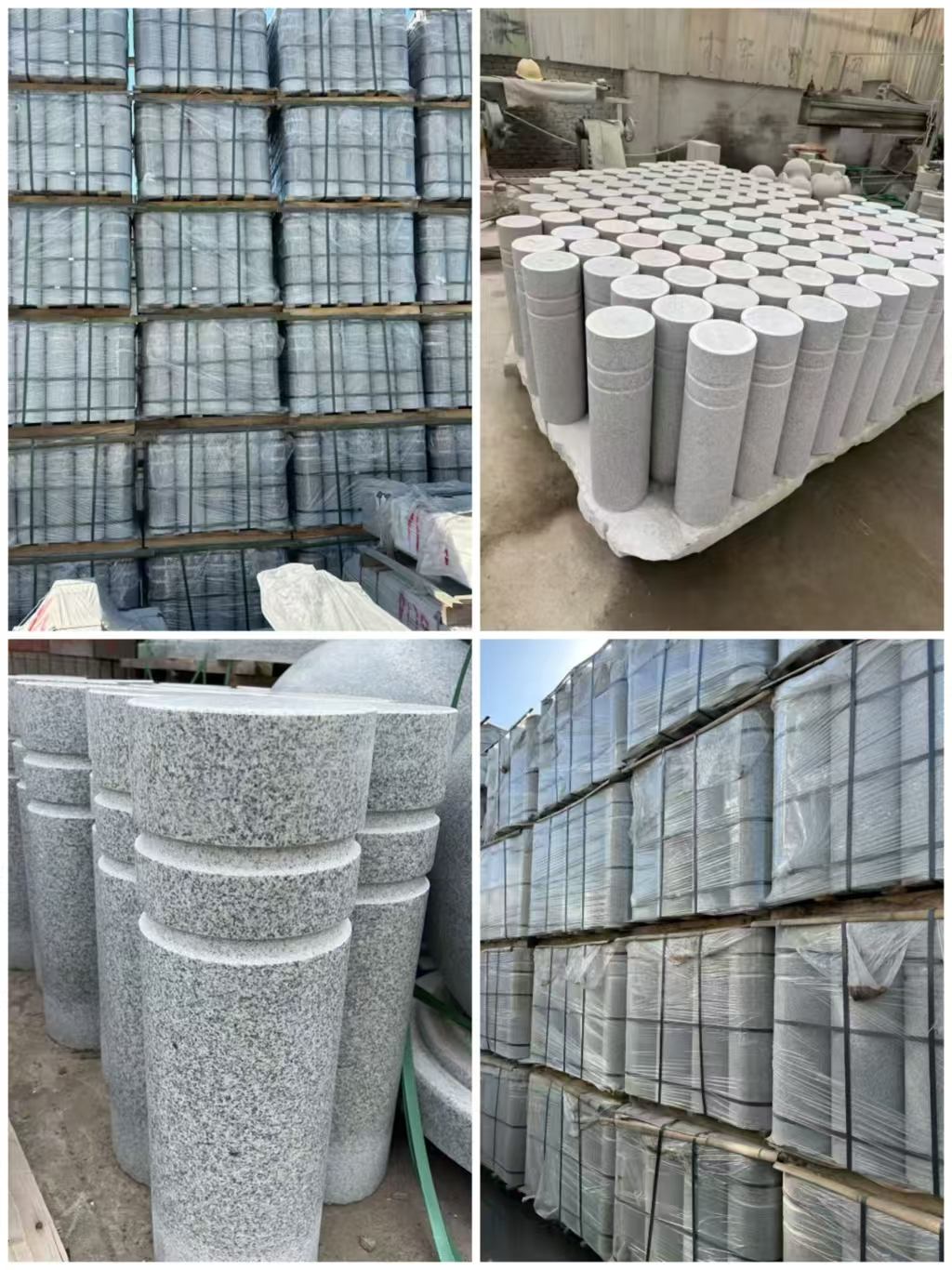 赣州 芝麻白花岗岩挡车柱、隔离柱多少钱