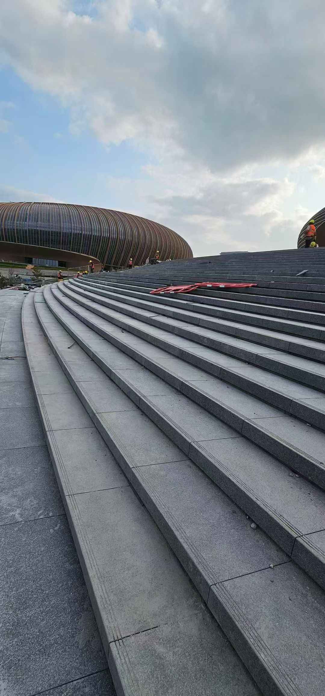 赣州 弧形整石台阶铺装效果图