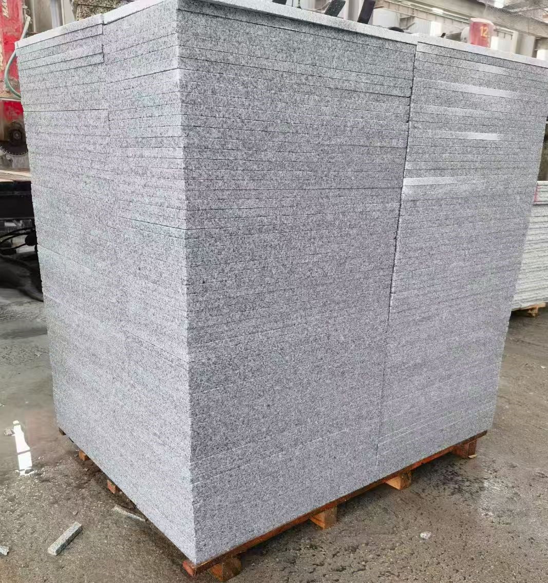 赣州 火烧面地铺石，街道广场园林市政工程板，1.8~5.0厚均有现货